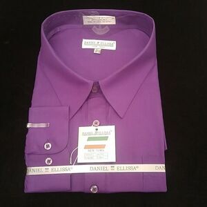 MEN'S BASIC FULL CUT DRESS SHIRT BY DANIEL ELLISSA